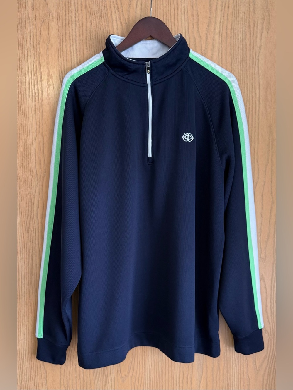 FootJoy | Men’s XXL | Wisconsin Golf Club 1/4 Zip Golf Pullover Long Sleeve Blue
